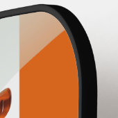 アイルランド国旗の紋章 ピックルボールラケット (左詳細)