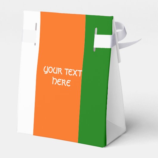 アイルランド国旗の色のシャムロック フェイバーボックス (裏面サイド)