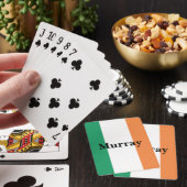 アイルランド国旗の色アイルランドの姓カスタム名 トランプ (インサイチュ)