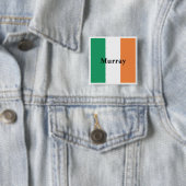 アイルランド国旗の色アイルランドの姓カスタム名 缶バッジ (インサイチュ)