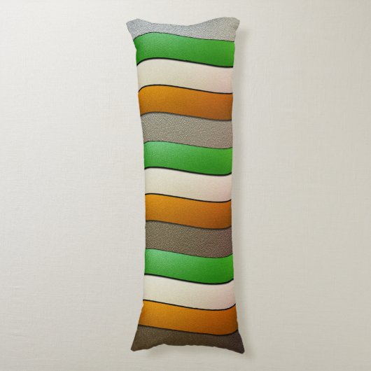 アイルランド国旗の色 – クロムバイシャーリーテイラー ボディピロー (正面縦)