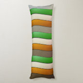 アイルランド国旗の色 – クロムバイシャーリーテイラー ボディピロー (裏面 (縦))