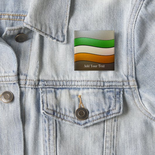 アイルランド国旗の色 – クロムバイシャーリーテイラー 缶バッジ (インサイチュ)