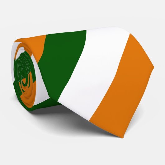 アイルランド国旗の色(対角線のストライプ色) ネクタイ (ロール)
