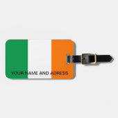 アイルランド国旗の荷物タグ ラゲッジタグ (正面横)