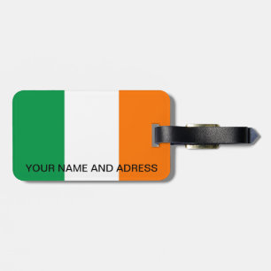 アイルランド国旗の荷物タグ ラゲッジタグ