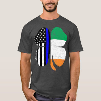 アイルランド国旗の警官St patricks day Tシャツ