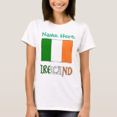 アイルランド国旗の遺産 女性用 Tシャツ (正面)
