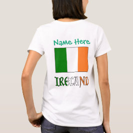 アイルランド国旗の遺産 女性用 Tシャツ