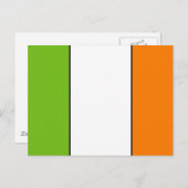 アイルランド国旗のTシャツとギフト ポストカード (正面/裏面)