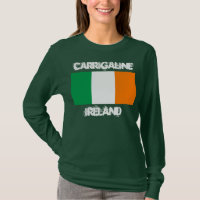 アイルランド国旗を持つアイルランドのカリガリン