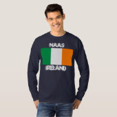 アイルランド国旗を持つアイルランドのナース Tシャツ (正面フル)