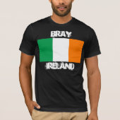 アイルランド国旗を持つアイルランドのバリー Tシャツ (正面)