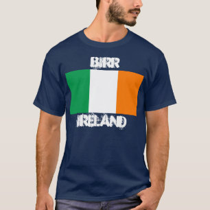 アイルランド国旗を持つアイルランドのビル Tシャツ