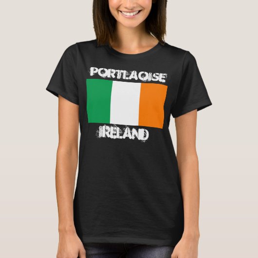 アイルランド国旗を持つアイルランドのポーラオス Tシャツ (正面)