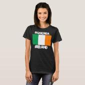 アイルランド国旗を持つアイルランドのロスクリア Tシャツ (正面フル)