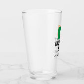 アイルランド国旗を持つセントパディスビアグラス タンブラーグラス (右)