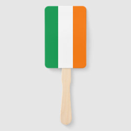 アイルランド国旗を持つハンドファンのセット ハンドファン