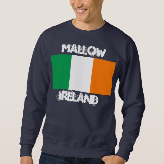 アイルランド国旗を持つマロー スウェットシャツ (正面)