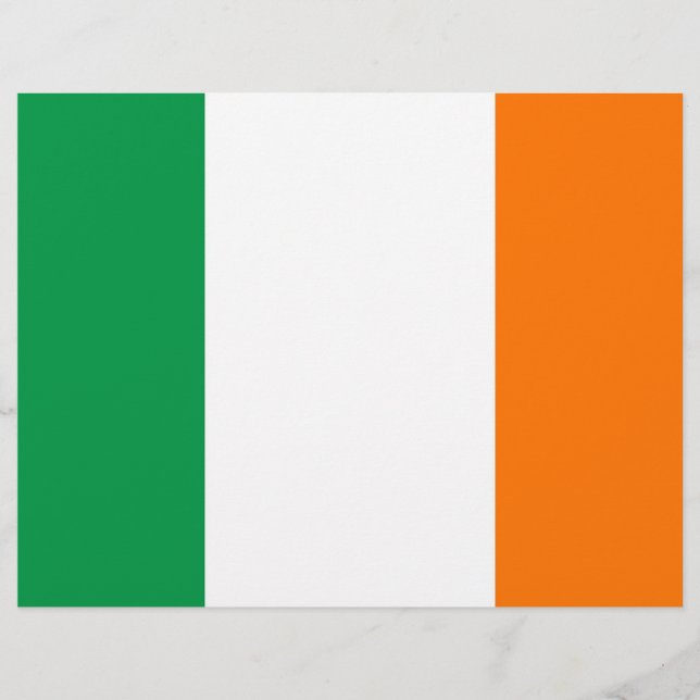 アイルランド国旗を持つレターヘッド (正面)