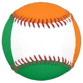 アイルランド国旗を持つ愛国的なソフトボール ソフトボール (裏面)