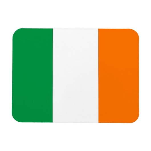 アイルランド国旗を持つ愛国的な柔軟な磁石 マグネット (横)