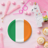 アイルランド国旗を持つ愛国的紙プレート ペーパープレート (パーティー)