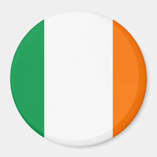 アイルランド国旗を掲げた磁石 マグネット (正面)