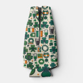 アイルランド国旗アイリッシュシャムロックケルトSt patricks day ボトルクーラー (裏面)