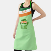 アイルランド国旗アイルランドテーマエプロンおもしろいスタッドマフィン エプロン (インサイチュ)