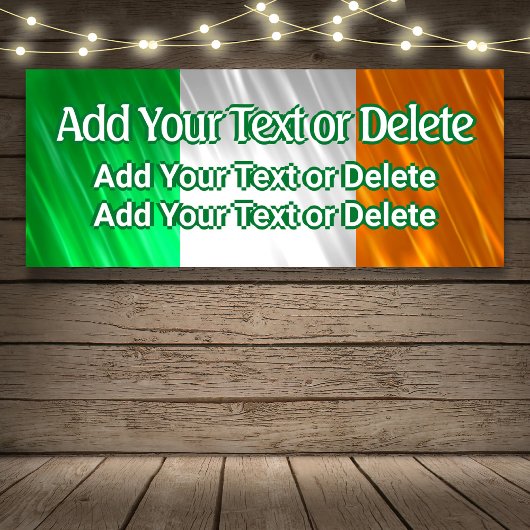 アイルランド国旗アイルランドパーティーアイルランド誕生日セントパトリック 横断幕