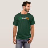 アイルランド国旗アイルランドプライドSt patricks dayグリーン Tシャツ (正面フル)