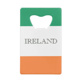 アイルランド国旗アイルランド国旗 クレジットカード栓抜き