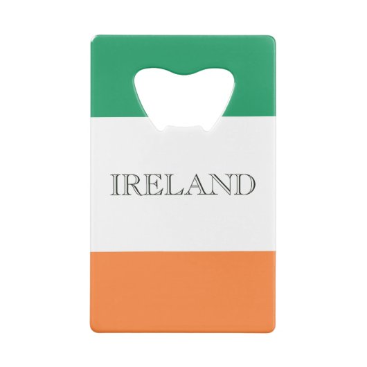 アイルランド国旗アイルランド国旗 クレジットカード栓抜き (裏面)
