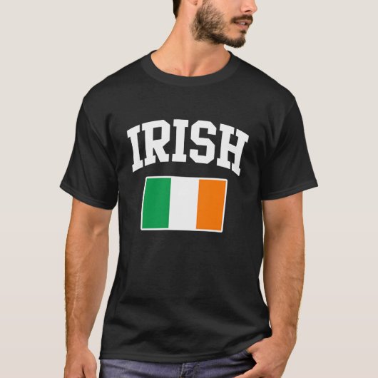 アイルランド国旗アイルランド聖パトリックの日 Tシャツ (正面)