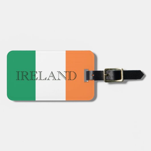 アイルランド国旗アイルランドcd ltcnt ラゲッジタグ (正面横)