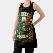 アイルランド国旗アイルランドSaint patricks dayスレイント エプロン (インサイチュ)