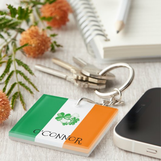 アイルランド国旗オコナー キーリング (正面右)