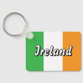 アイルランド国旗カスタムメタルキーチェーン キーホルダー (裏面)