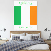 アイルランド国旗サンダーの入り江 キャンバスプリント (インサイチュ (寝室))
