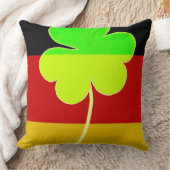 アイルランド国旗シャムロッククローバーセントパトリックおもしろい クッション (ブランケット)