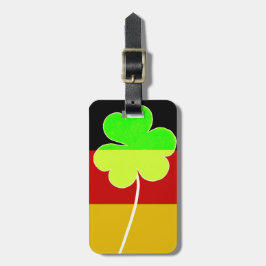 アイルランド国旗シャムロッククローバーセントパトリックおもしろい ラゲッジタグ