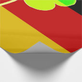 アイルランド国旗シャムロッククローバーセントパトリックおもしろい ラッピングペーパー (角)