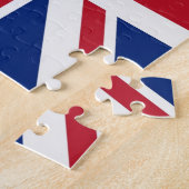 アイルランド国旗シャムロッククローバーセントパトリックUK ジグソーパズル (側面)