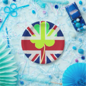 アイルランド国旗シャムロッククローバーセントパトリックUK ペーパープレート (パーティー)