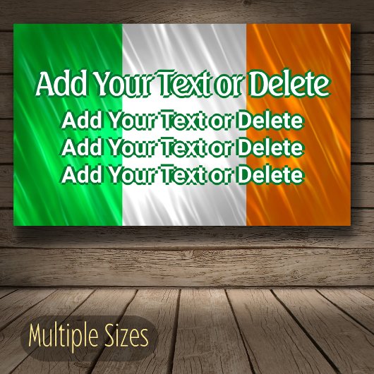 アイルランド国旗セントパトリックのアイルランドパーティー 横断幕