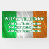 アイルランド国旗セントパトリックのアイルランドパーティー 横断幕 (横)