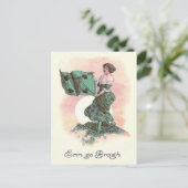 アイルランド国旗ハープ・シャムロック ポストカード (スタンド正面)