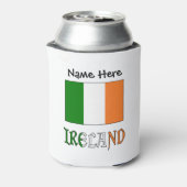 アイルランド国旗パーソナライズされた 缶クーラー (缶裏面)