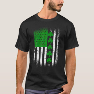 アイルランド国旗ラッキーシャムロックセントパトリックのダ Tシャツ